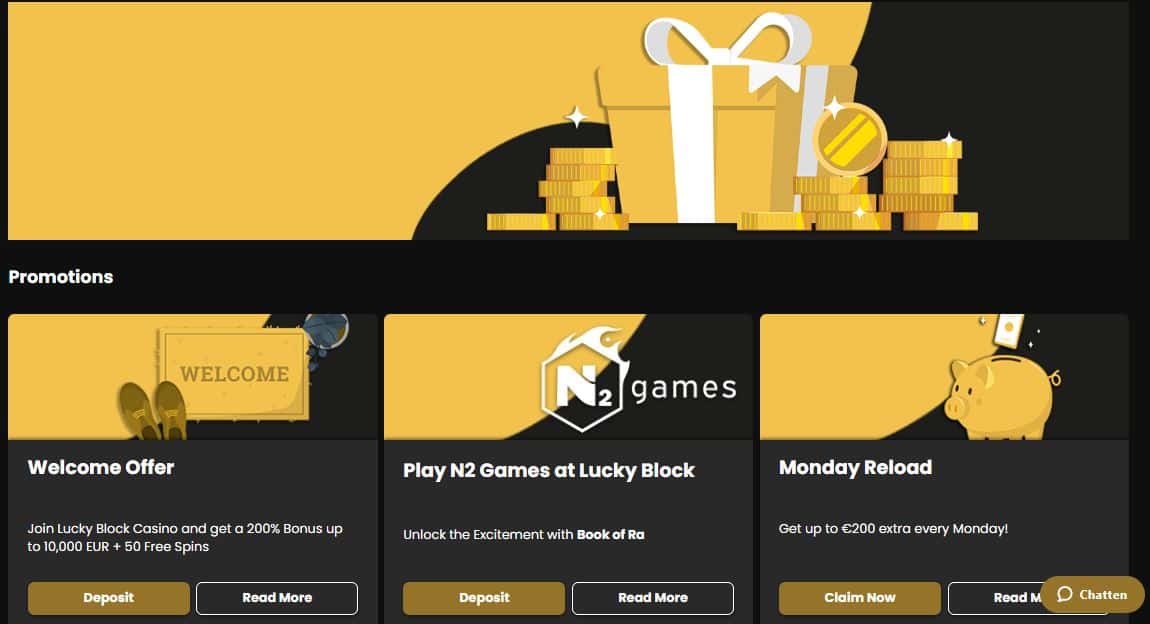 online casino bonus zonder storting - lucky block bonussen